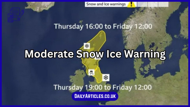 moderate snow ice warning