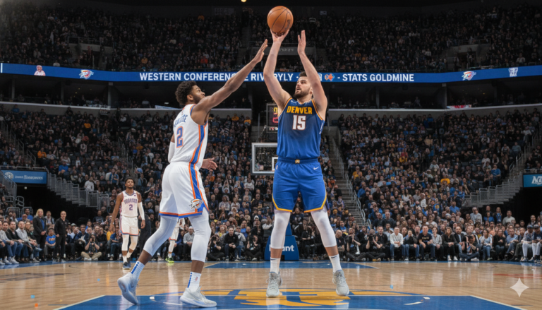 denver nuggets vs okc thunder match player stats