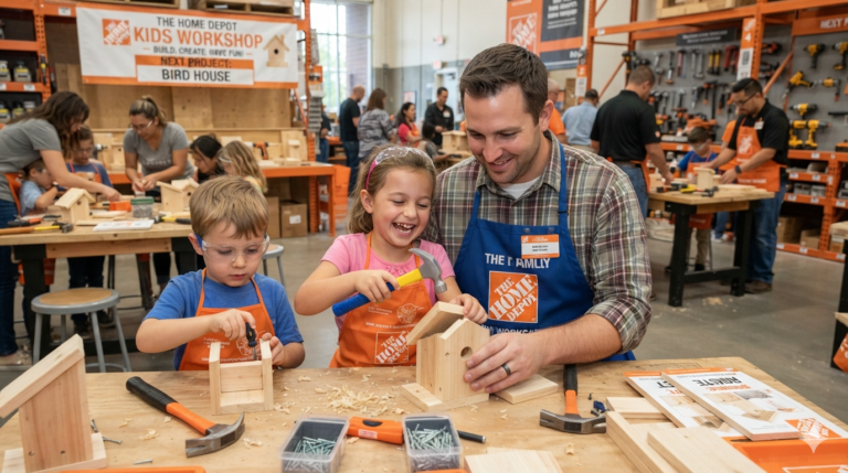 home depot kid workshop schedule