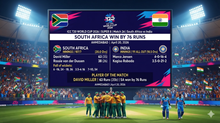 south africa national cricket team vs india national cricket team match scorecard